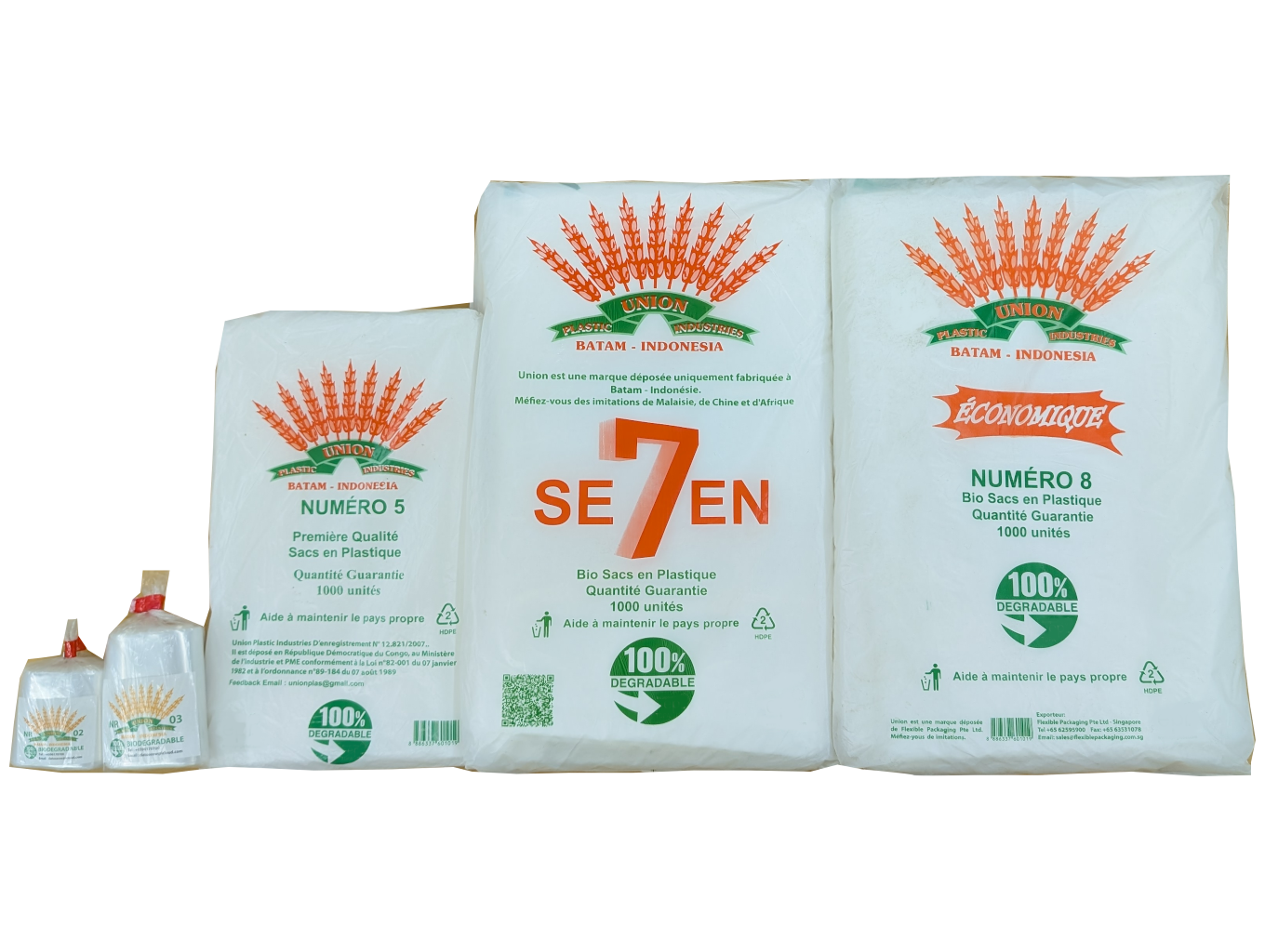 100% biodegradable plastic packaging bags